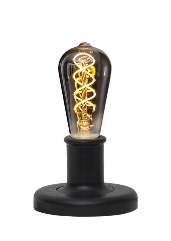 JOJO Lampfot E27 10cm Svart