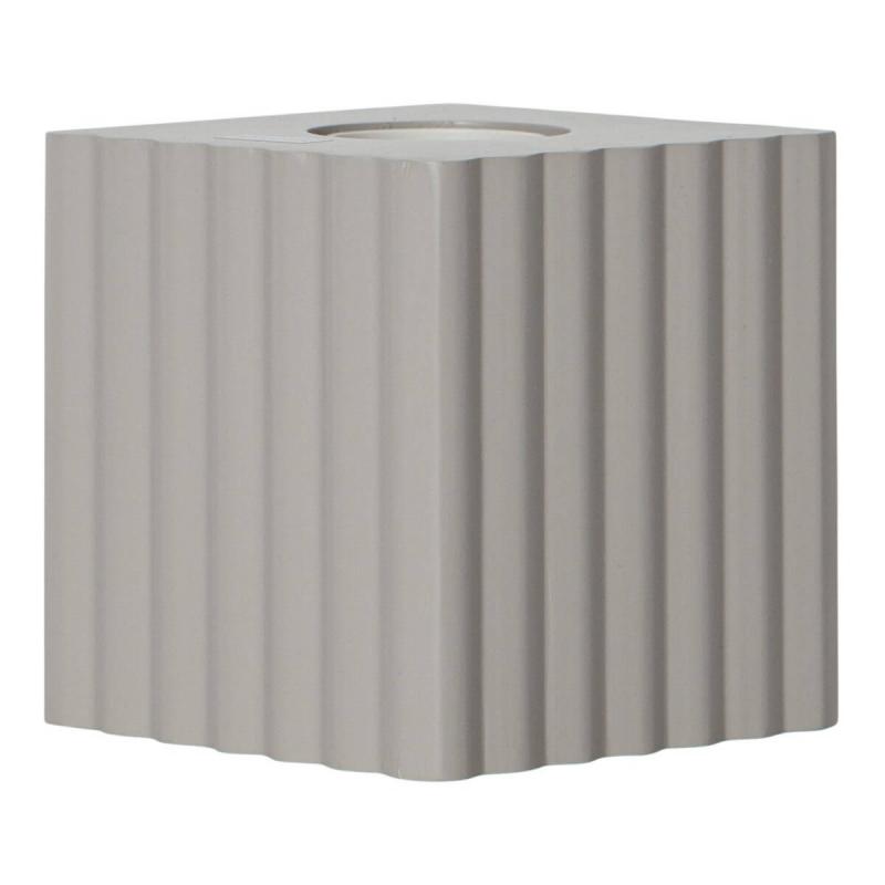 BOX Lampfot E27 10cm Elefantgrå