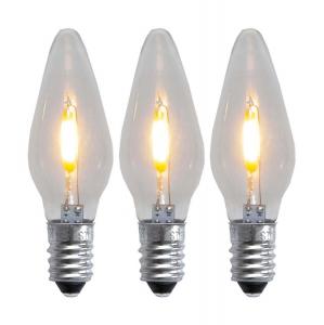 E10 Reservlampa Universal LED 3-Pack 23-55V AC/DC Klar