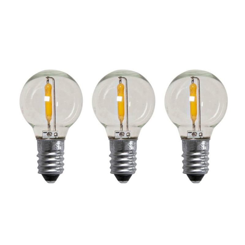 E10 SPARE BULB Reservlampa 23-55V 3-pack 3,5cm Klar