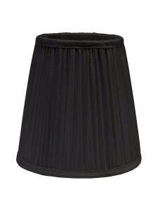 STELLA Toppringskärm 20/13cm Rynkad Siden Svart