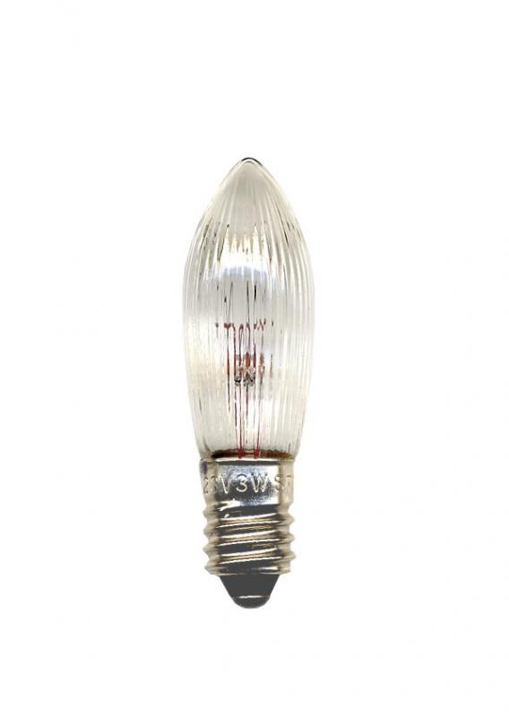 E10 Reservlampa 7-pack 34V Transparent