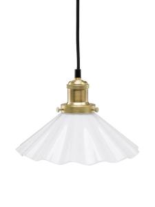 AUGUST Fönsterlampa Veckad 24,5cm Mässing/Opal