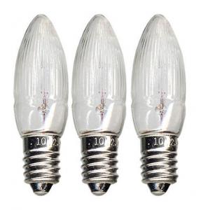 E10 Reservlampa Topplampa 3-Pack 10V Klar