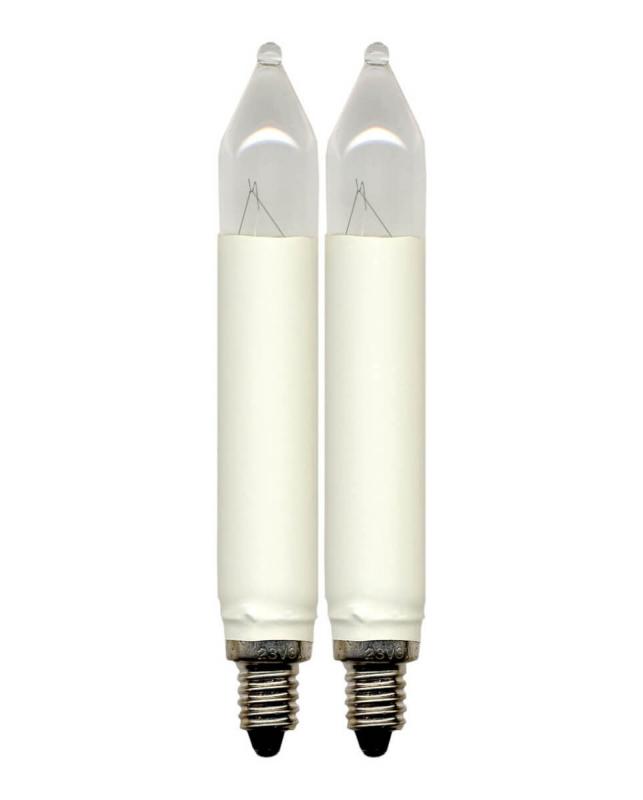 E10 Reservlampa Skaftlampa 2-Pack 8V Klar