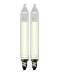 E10 Reservlampa Skaftlampa 2-Pack 8V Klar