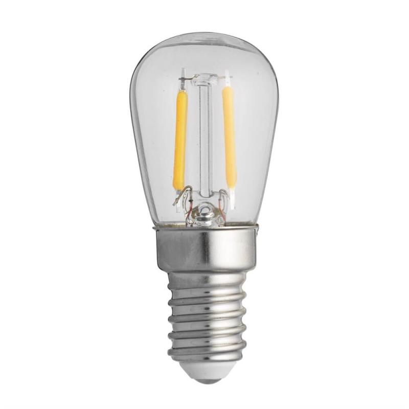 E14 Päron Dimbar Klar 0,8W 2200K 60-65lm LED-Lampa