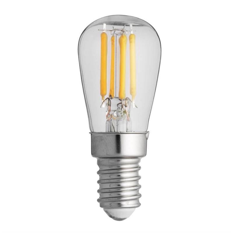 E14 Päron Dimbar Klar 3,3W 2200K 280lm LED-Lampa