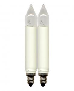 E10 Reservlampa Skaftlampa 2-Pack 23V Klar