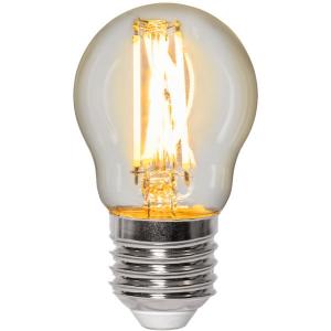E27 Klot Dim to Warm 4,5W 2200-2700K 470lm Klar LED-Lampa