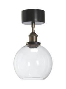 OMEGA Taklampa 36cm Svart/Mässing/Klar