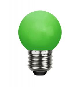E27 Dekoration Party Klot 1W Grön LED-Lampa