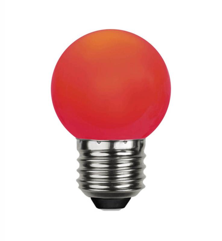 E27 Dekoration Party Klot 0.8W 16lm Röd LED-Lampa