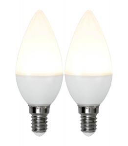 E14 2-Pack Kronljus Opal Basic 3W 3000K 250lm LED-Lampa
