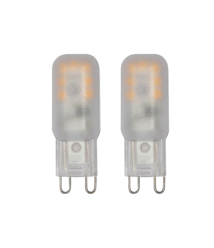 G9 Normal 2-Pack Frostad 1.5W 2700K 138lm LED-Lampa