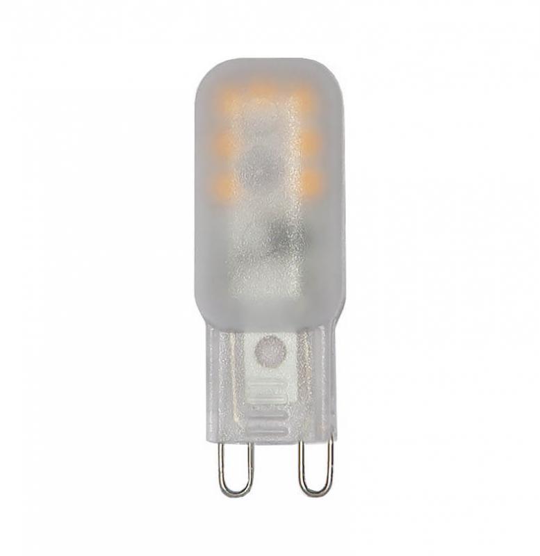 G9 Halo 1.2W 3000K 120lm Frostad LED-Lampa