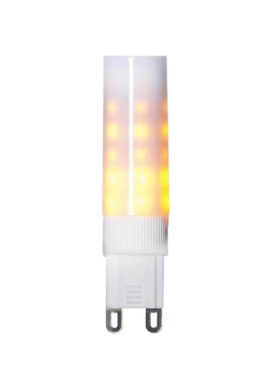 G9 Flame Lamp 0.6-1.4W 1200k 16lm LED-lampa