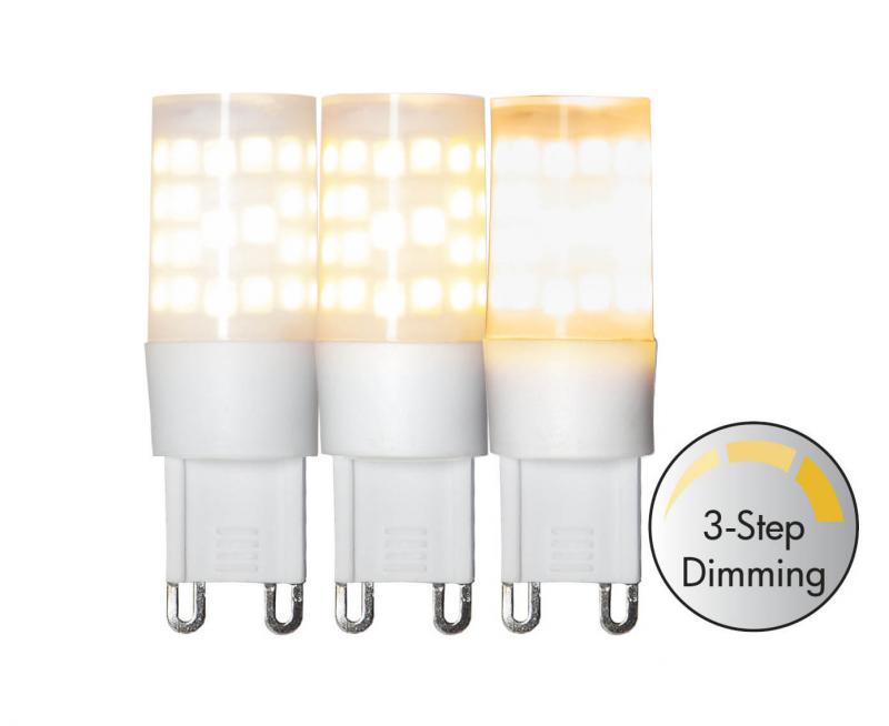 G9 Halo 3 Stegs Dimmer Normal 3.6W 2700k 360lm LED-Lampa