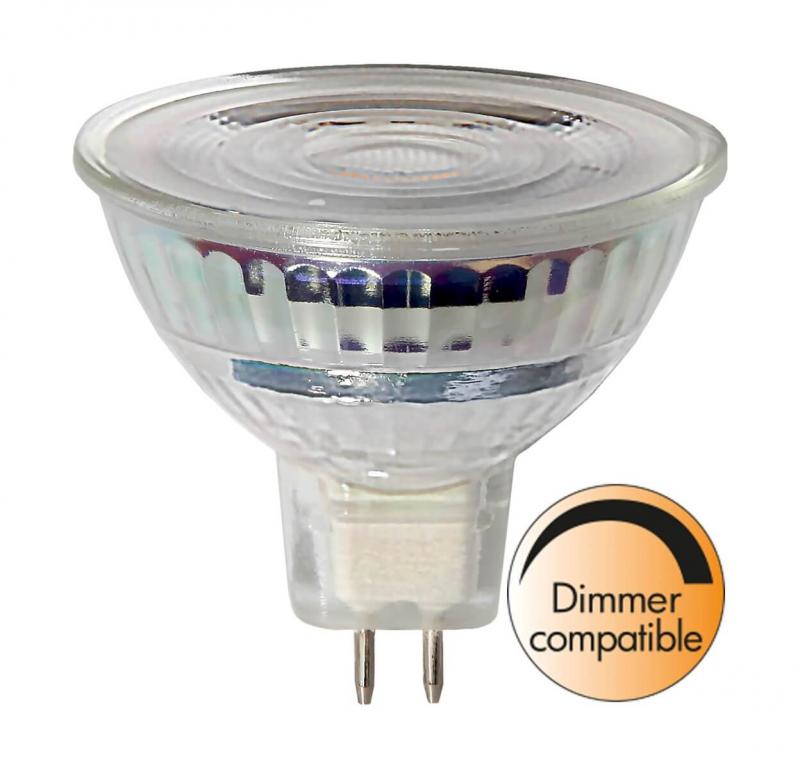 GU5.3 MR16 Spotlight Glass 7W 2700k 700lm LED-Lampa