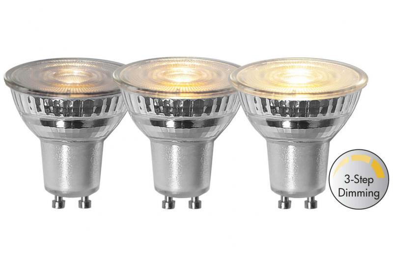 GU10 Spotlight 3-Stegs Dimbar 4.4W 3000K 395lm LED-Lampa