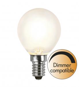 E14 Klot Dimbar 4W 2700K 400lm Frostad LED-Lampa