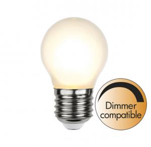 E27 Klot Dimbar 4W 2700K 400lm Frostad LED-Lampa