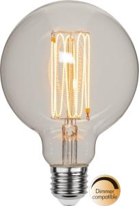 E27 GRACE Glob95 Dimbar Decoled Smoke 3.8W 1800K 200lm LED-Lampa