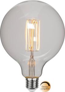 E27 GRACE Glob125 Dimbar Decoled Smoke 3.8W 1800K 200lm LED-Lampa