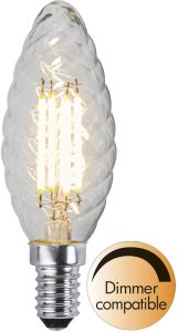 E14 Kron Vriden Dimbar 3W 2700K 250lm Klar LED-Lampa