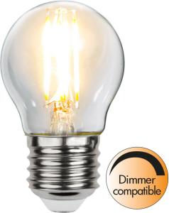 E27 Klot Dimbar 2,5W 2700K 250lm Klar LED-Lampa