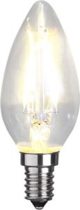 E14 Kronljus 1.5W 2700K 150lm Klar LED-Lampa