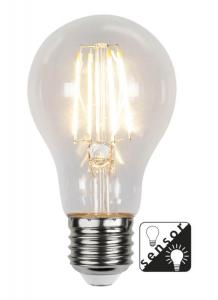 E27 Normal Sensor Klar 4.2W 2700K 450lm LED-Lampa