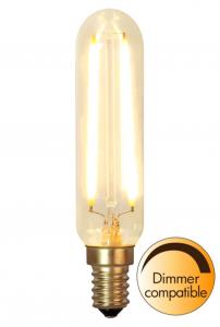 E14 Rörlampa SoftGlow Dimbar 2.5W 2200K 150lm Klar LED-Lampa