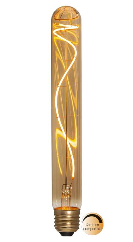 E27 Tubural Dimbar SoftGlow Amber 4W 1800K 200lm LED-Lampa