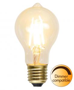 E27 Normal SoftGlow Dimbar 1.6W 2100K 140lm Klar LED-Lampa