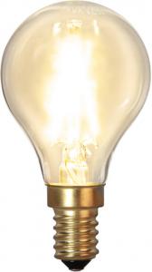 E14 Klot SoftGlow 1.5W 2100K 120lm Klar LED-Lampa