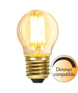 E27 Klot SoftGlow Dimbar 4W 2100K 350lm Klar LED-Lampa