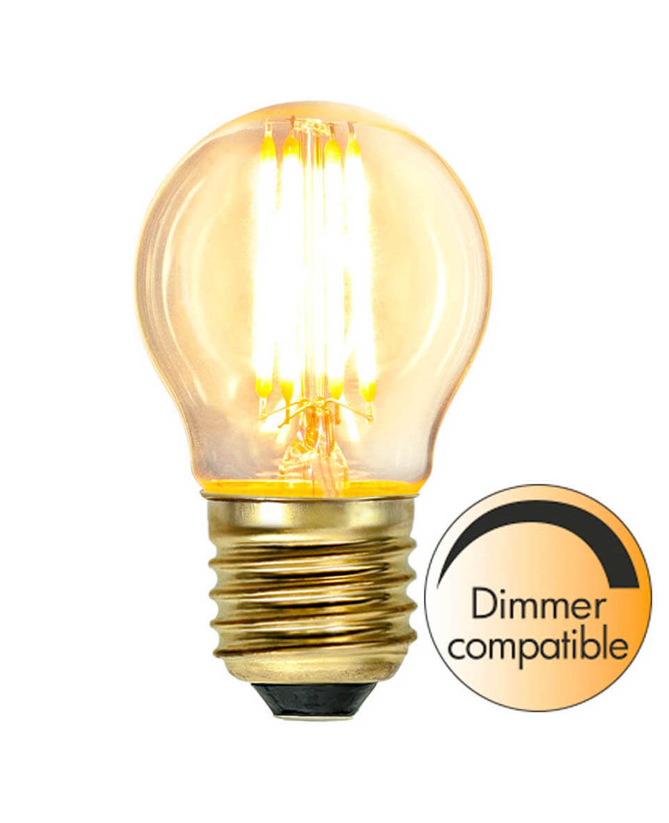 E27 SoftGlow Dimbar Klot 4W 2100K 350lm LED Lampa Star Trading AB e27-softglow-dimbar-klot-4w-2100k-350lm-led-lampa-star-trading-ab