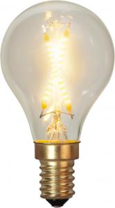 E14 Klot SoftGlow 0.5W 2100K 30lm Klar LED-Lampa