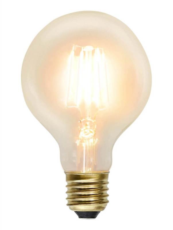 E27 SoftGlow Glob80 2.3W 2100K 230lm LED-Lampa