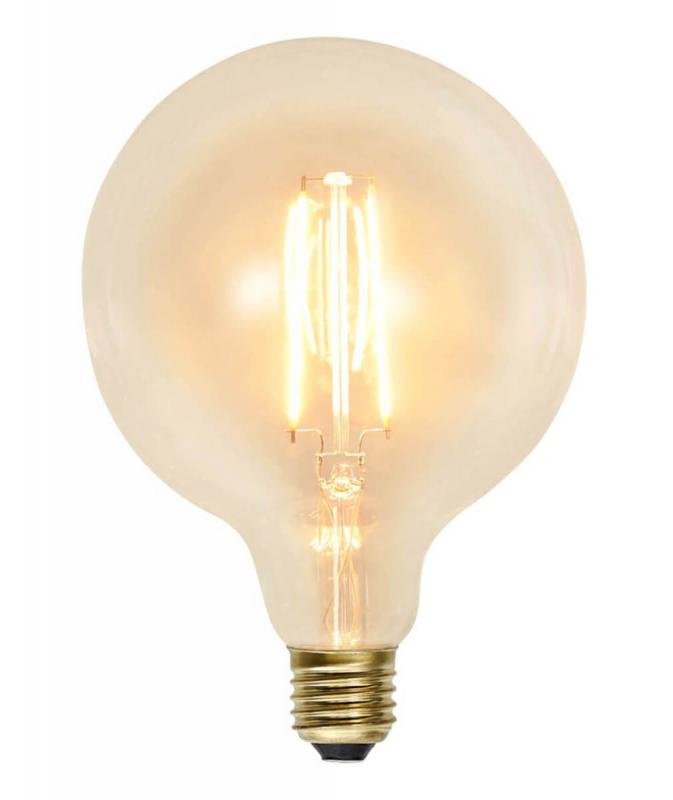 E27 SoftGlow Glob125 2.3W 2100K 230lm LED-Lampa