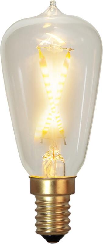 E14 Mininavigation SoftGlow 0.5W 2100K 30lm Klar LED-Lampa