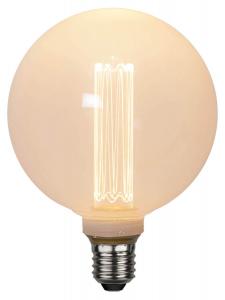 E27 Glob125 1W 2000K 50lm Opal/vit LED-Lampa