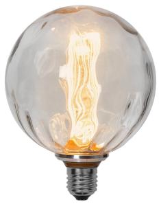 E27 Glob125 Decoled 1W 2000K 50lm Krackelerad LED-Lampa