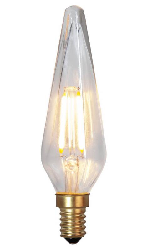 E14 Kronljus Dekoration 0.3W 2100K 30lm Klar LED-Lampa