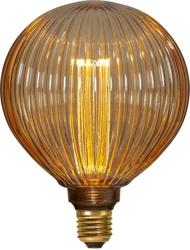 E27 Glob125 Decoled New Generation Classic Amber 1W 1800K 50lm LED-Lampa