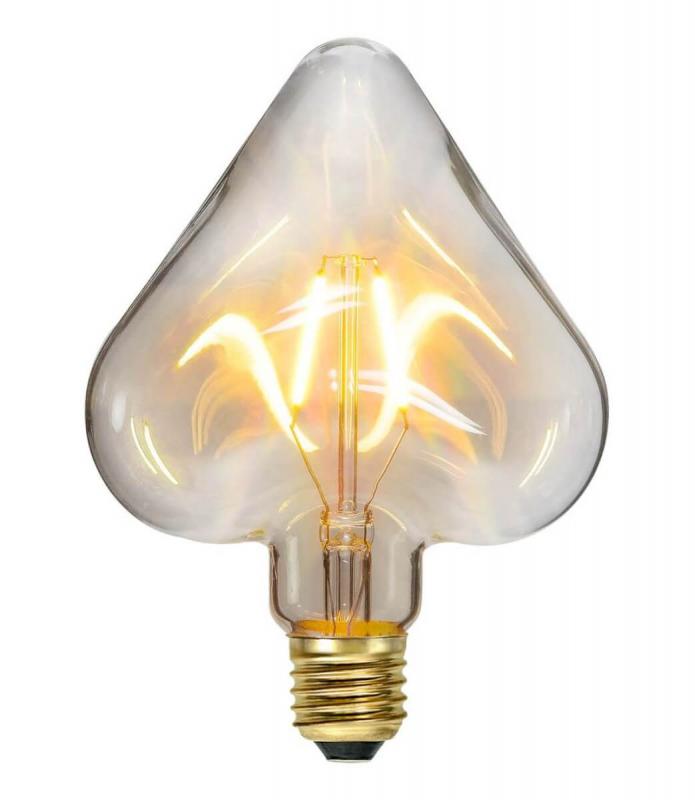 E27 Decoled Hjärta 1.4W 2200K 110lm LED-Lampa
