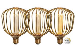 E27 DesignGlob13 Metall 4.3W 1800K 180lm LED-Lampa