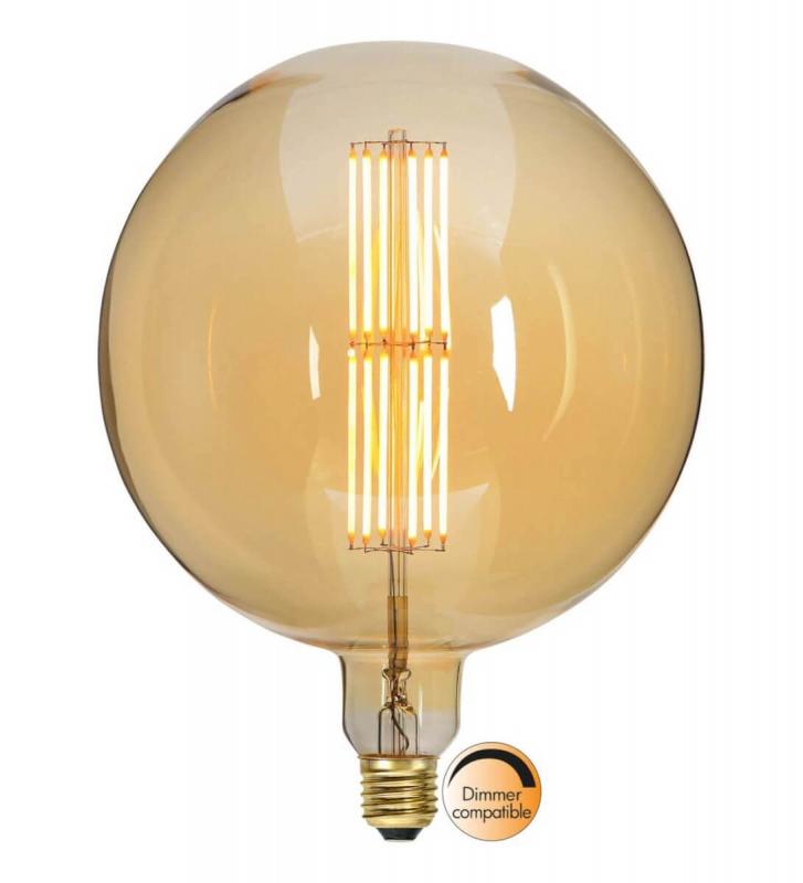 E27 Industrial Vintage Glob200 10W 2000K 650lm LED-Lampa