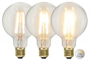 E27 Glob95 3-stegs Dimmfunktion 6.5W 2100k 700lm LED-lampa